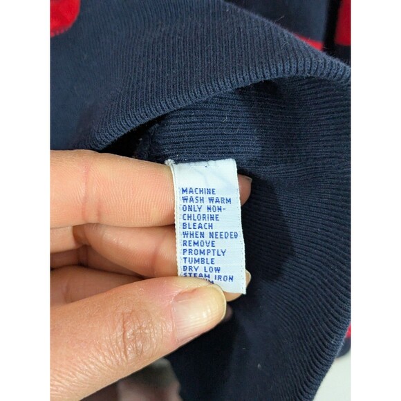 Vintage Polo Ralph Lauren Rugby Striped 1/4 Zip Pullover Sweatshirt XL Oversized - Picture 7 of 11